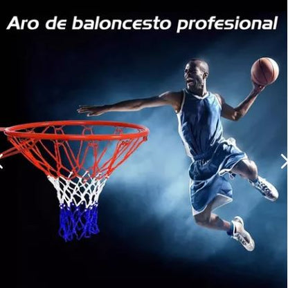 Aro Basquetbol Profesional 45 Cm Malla