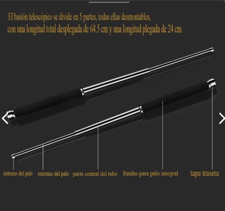 BASTON RETRACTIL DE DEFENSA PERSONAL